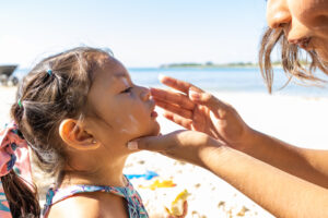 Wearing Sunscreen - Children's Skin Center - Florida